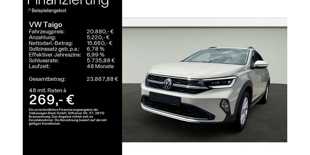 VW Taigo 13.900 km 20.680 &euro; Bad Camberg 65520