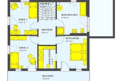 Haus Saulheim - 4 Zimmer, 143 m&sup2;, 596.699&euro; | Angebot:26579243