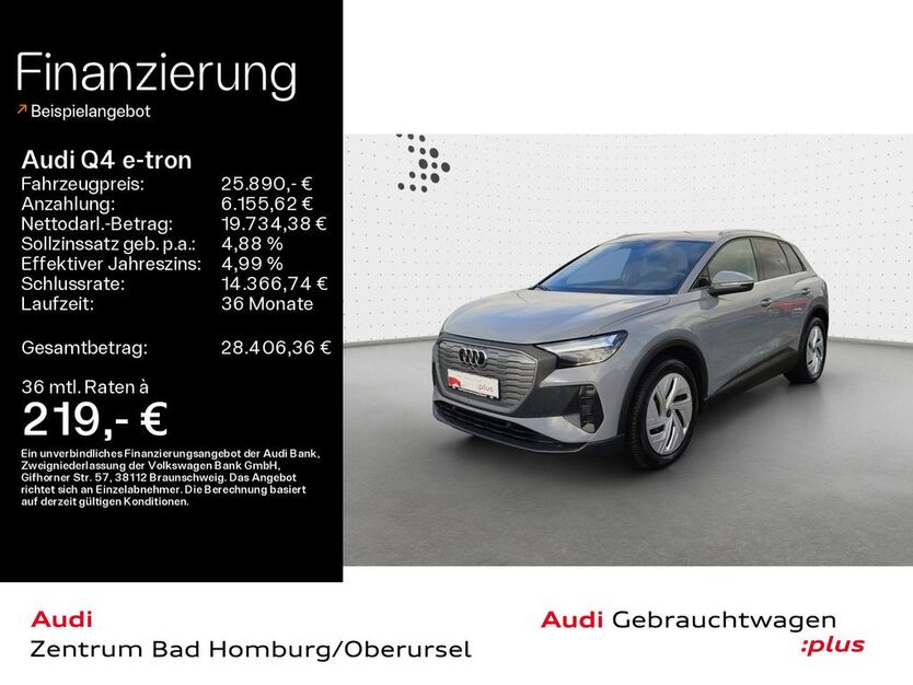 Audi Q4 e-tron 54.522 km 25.890 € Oberursel 61440