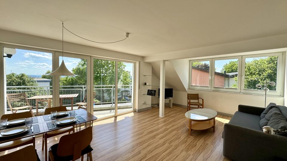 Maisonettenwohnung Wiesbaden Mainz-Amöneburg - 2 Zimmer, 75 m&sup2;, 1.500&euro; | Angebot:26163475