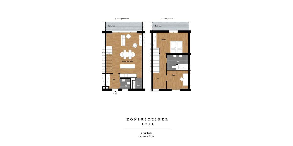 Etagenwohnung Königstein - 3 Zimmer, 110 m&sup2;, 1.995&euro; | Angebot:24221179