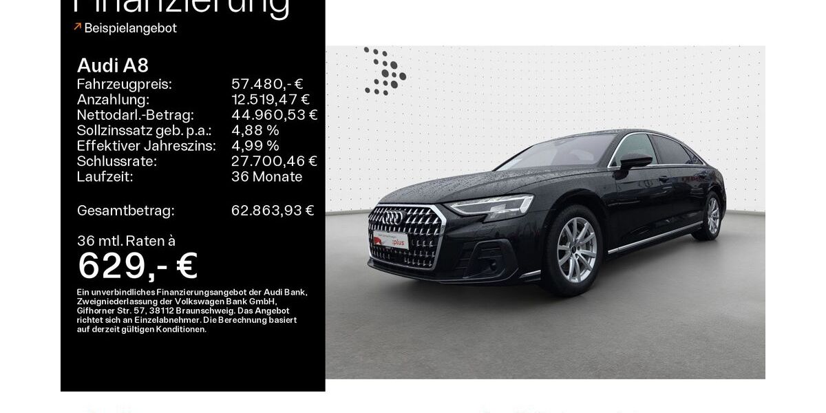 Audi A8 93.991 km 57.480 &euro; Oberursel 61440
