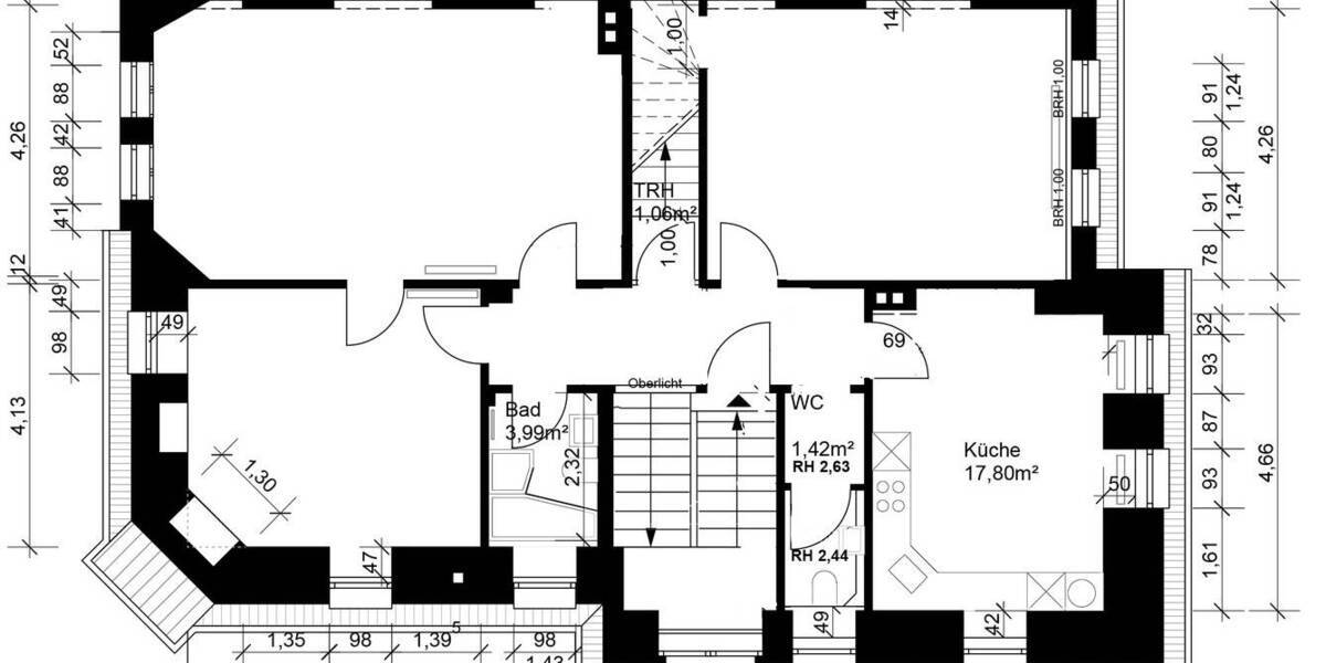 Etagenwohnung Mainz Neustadt - 4 Zimmer, 111 m&sup2;, 680.000&euro; | Angebot:26712874