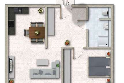 Wohnung Klein-Winternheim Winternheim - 2 Zimmer, 67 m&sup2;, 361.900&euro; | Angebot:25196255