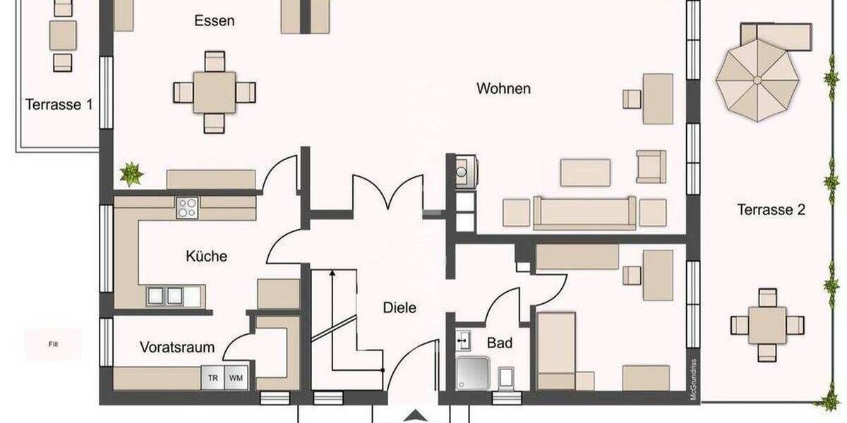Einfamilienhaus Büttelborn - 6 Zimmer, 298 m&sup2;, 828.000&euro; | Angebot:26867308