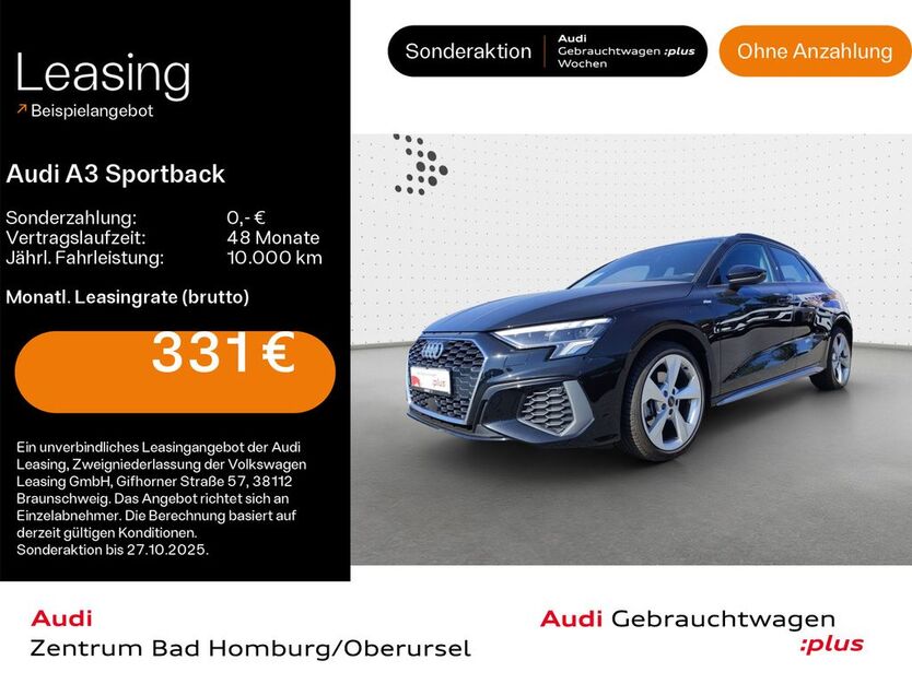 Audi A3 21.608 km 34.240 € Oberursel 61440