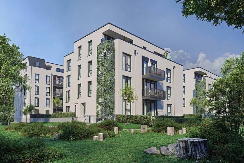 Lichtdurchflutete Neubau-Wohnung mit Süd-Balkon und hochwertiger Ausstattung 1 zimmer