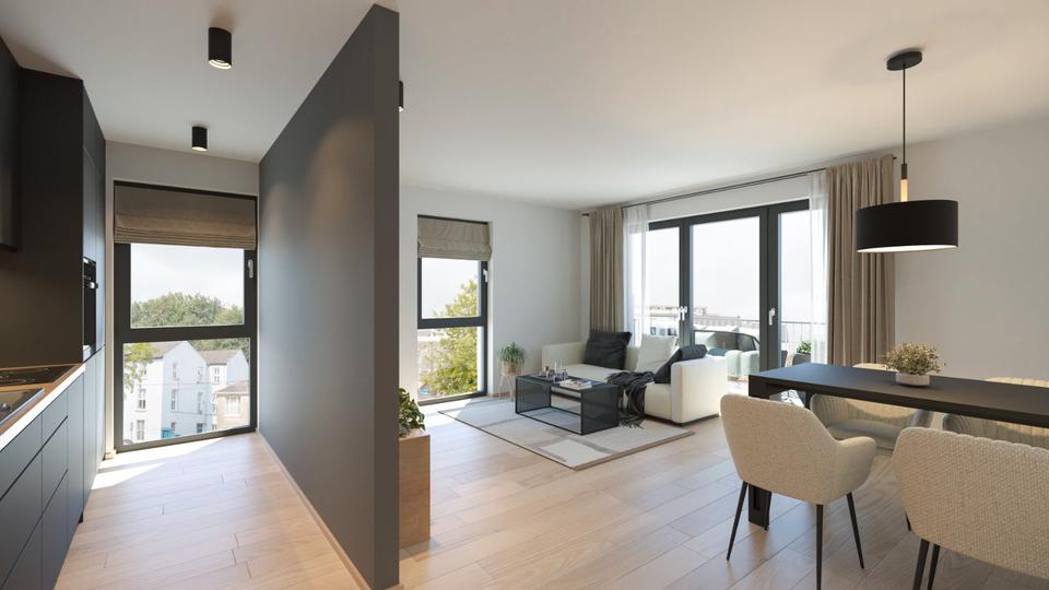 Etagenwohnung Wiesbaden Biebrich - 2 Zimmer, 64 m&sup2;, 389.000&euro; | Angebot:26818405