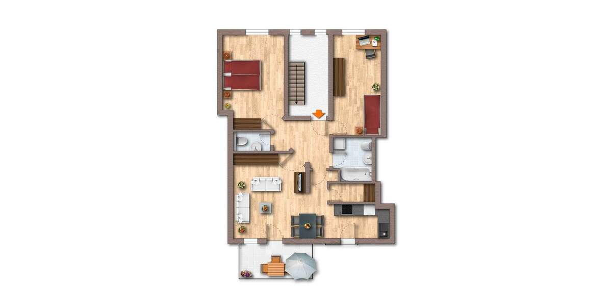 Etagenwohnung Mainz Bretzenheim - 3 Zimmer, 93 m&sup2;, 429.000&euro; | Angebot:24937027