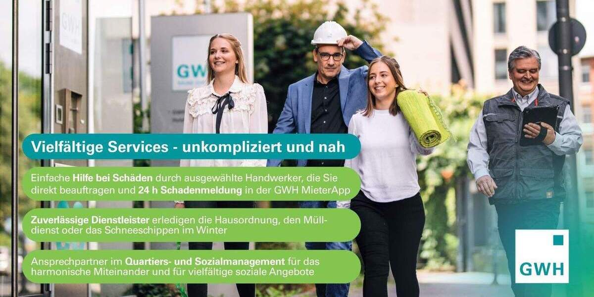 Etagenwohnung Frankfurt am Main Schwanheim - 4 Zimmer, 115 m&sup2;, 1.799&euro; | Angebot:25777437