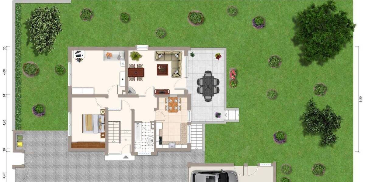 Einfamilienhaus Rüsselsheim am Main Bauschheim - 3 Zimmer, 96 m&sup2;, 499.000&euro; | Angebot:25746391