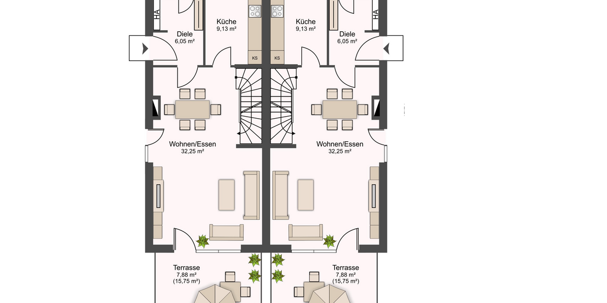Familienglück! Doppelhaushälfte in Kronberg-Oberhöchstadt– Energieeffizienter Neubau - Einfamilienhaus Kronberg | Angebot:26939338