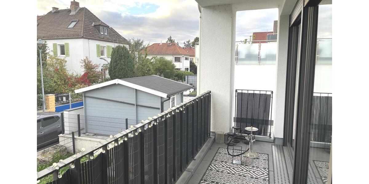 große 2-Zimmer-Wohnung in Mainz-Kastel: Neubau 2023, Balkon, Einbauküche, Tiefgarage 2 zimmer