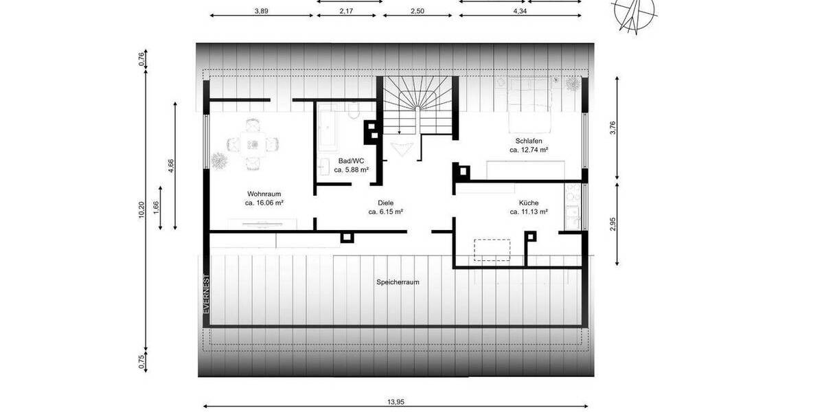 Mehrfamilienhaus, Wohnhaus Wiesbaden Biebrich - 1 Zimmer, 288 m&sup2;, 875.000&euro; | Angebot:26851610