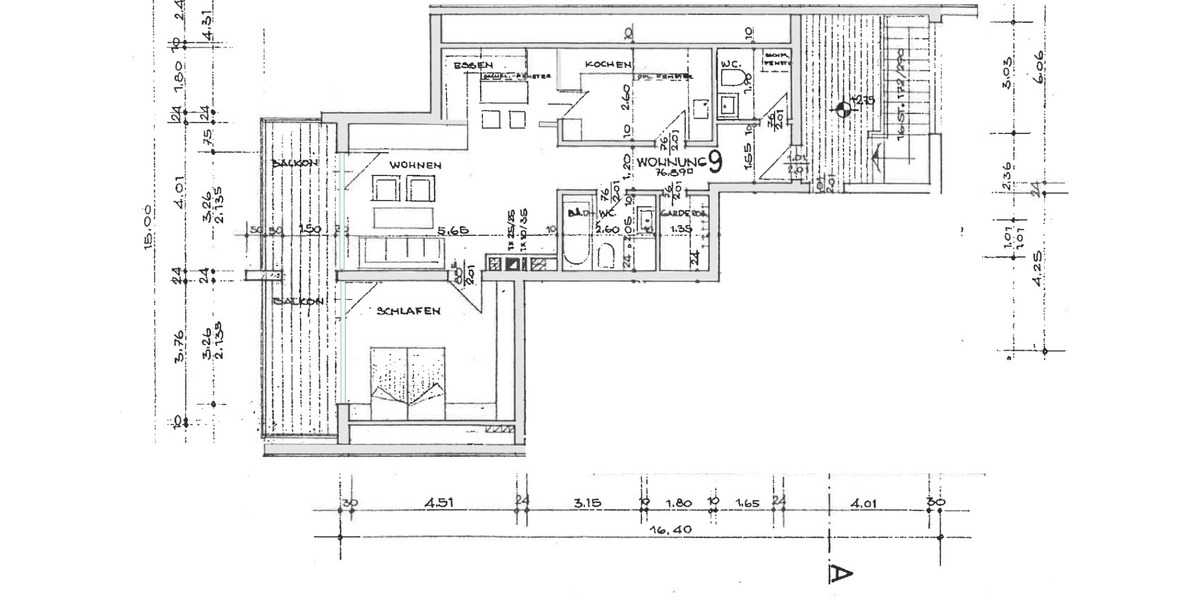 Dachgeschoßwohnung Schmitten im Taunus - 3 Zimmer, 77 m&sup2;, 140.000&euro; | Angebot:25894303