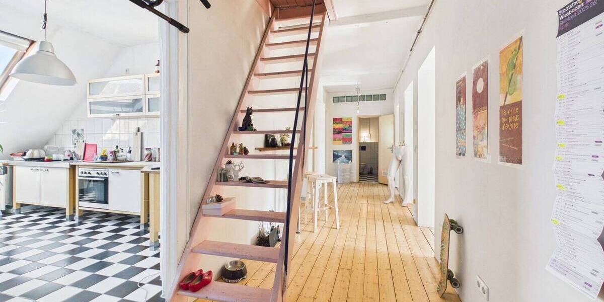 Etagenwohnung Wiesbaden Südost - 5 Zimmer, 121 m&sup2;, 529.000&euro; | Angebot:26528595