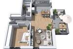 3 Zimmer-Wohnung mit eigenem Garten, Einbauküche und Tiefgaragenstellplatz