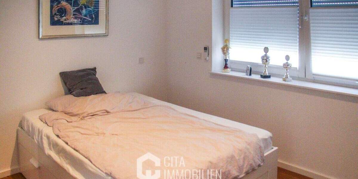 Wohnen & Arbeiten in Mainz-Hechtsheim: Moderne Wohn- und Gewerbeimmobilie mit Dachterrassen & Aufzug zimmer