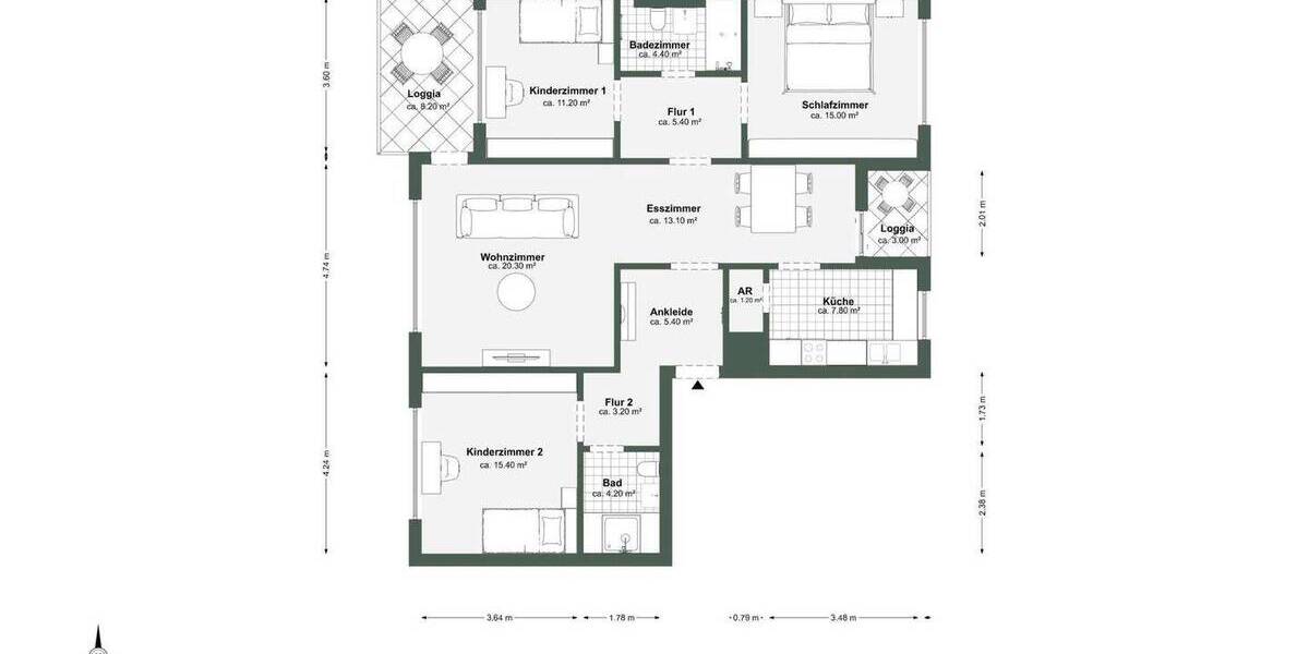 Etagenwohnung Eppstein Bremthal - 4 Zimmer, 112 m&sup2;, 275.000&euro; | Angebot:26658366