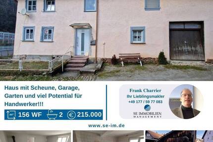 Haus mit Scheune und viel Potential für Handwerker!!!