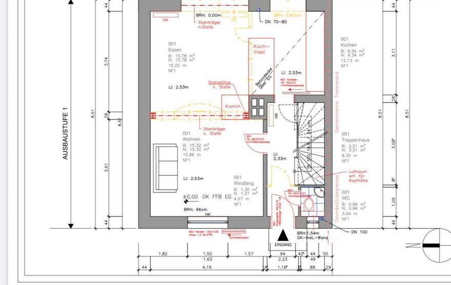 Luxuriös Kernsanierte DHH in Westend Bestlage