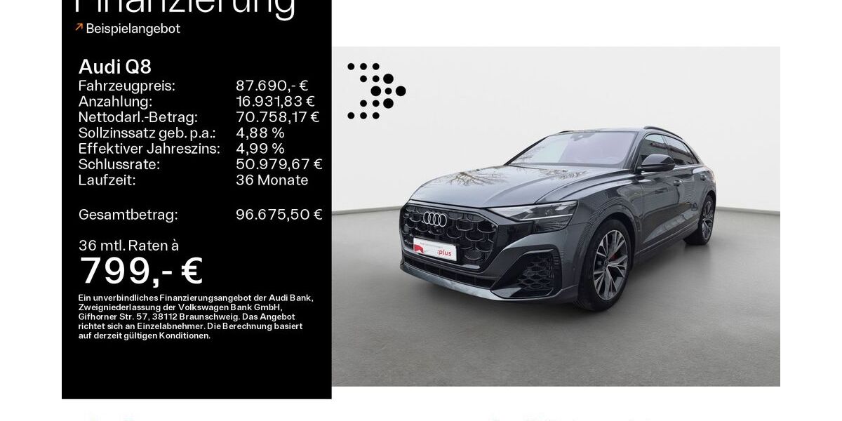 Audi Q8 27.000 km 86.890 &euro; Hofheim 65719