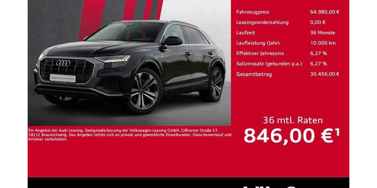 Audi Q8 64.878 km 62.980 &euro; Mainz 55131