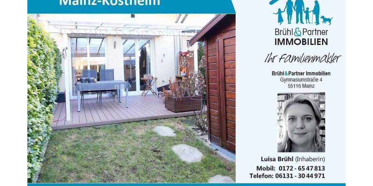 Die eigenen vier Wände mit Garten und Stellplatz - Südterrasse und Fernwärme 3 zimmer
