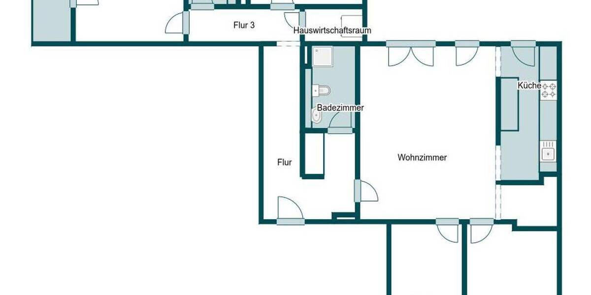 Etagenwohnung Frankfurt Gallus - 5 Zimmer, 147 m&sup2;, 925.000&euro; | Angebot:26108202