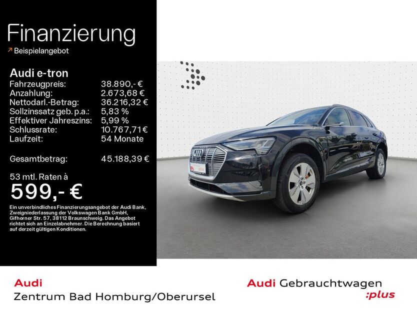 Audi e-tron 59.582 km 37.890 € Oberursel 61440