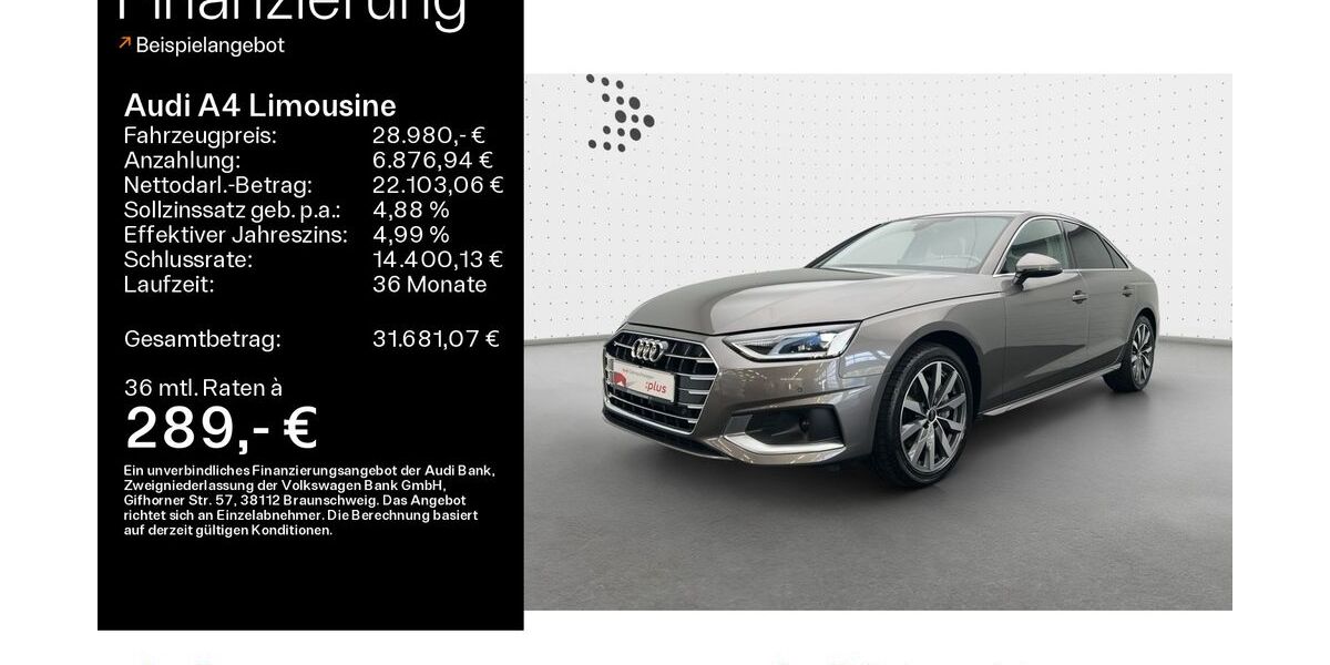 Audi A4 20.979 km 28.980 € Hofheim 65719