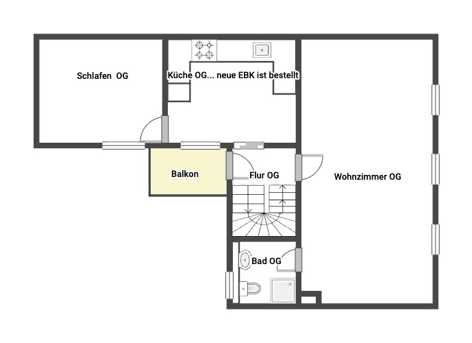Moderne 4 Zi Maisonette mit 2 Schlafräumen mitten in Hornau 4 zimmer