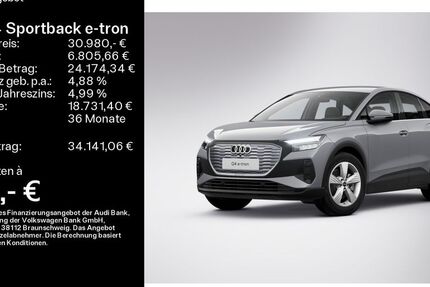 Audi Q4 e-tron 35.926 km 30.980 € Hofheim 65719
