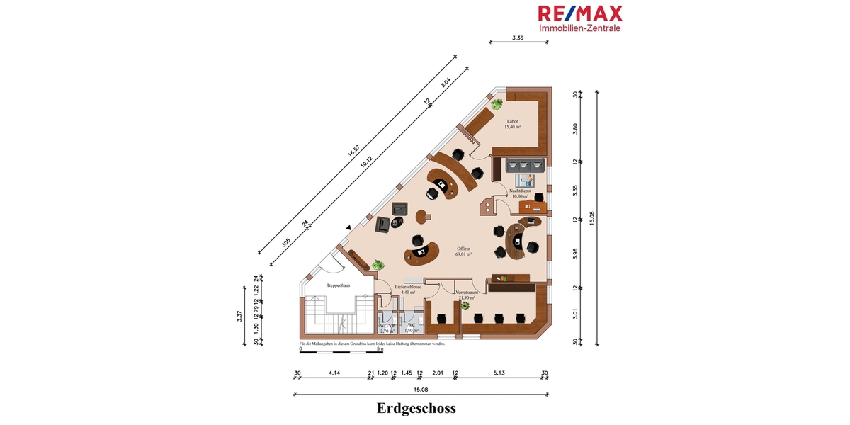 Ihre neue Firmenadresse für Büro, Geschäft oder Praxis 7 zimmer
