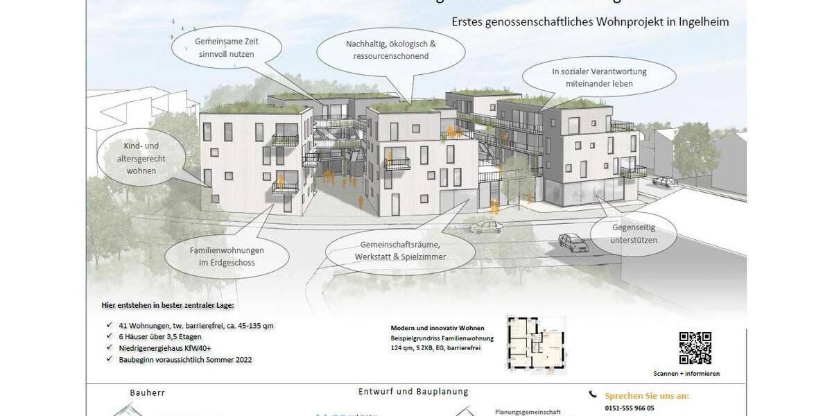 Erdgeschoßwohnung Ingelheim am Rhein - 3 Zimmer, 86 m&sup2;, 207.500&euro; | Angebot:26548069