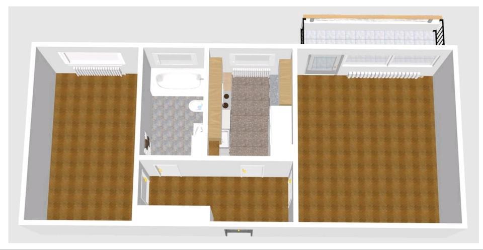 !Schöne, helle 2 ZKBB Wohnung 60m² von Privat!