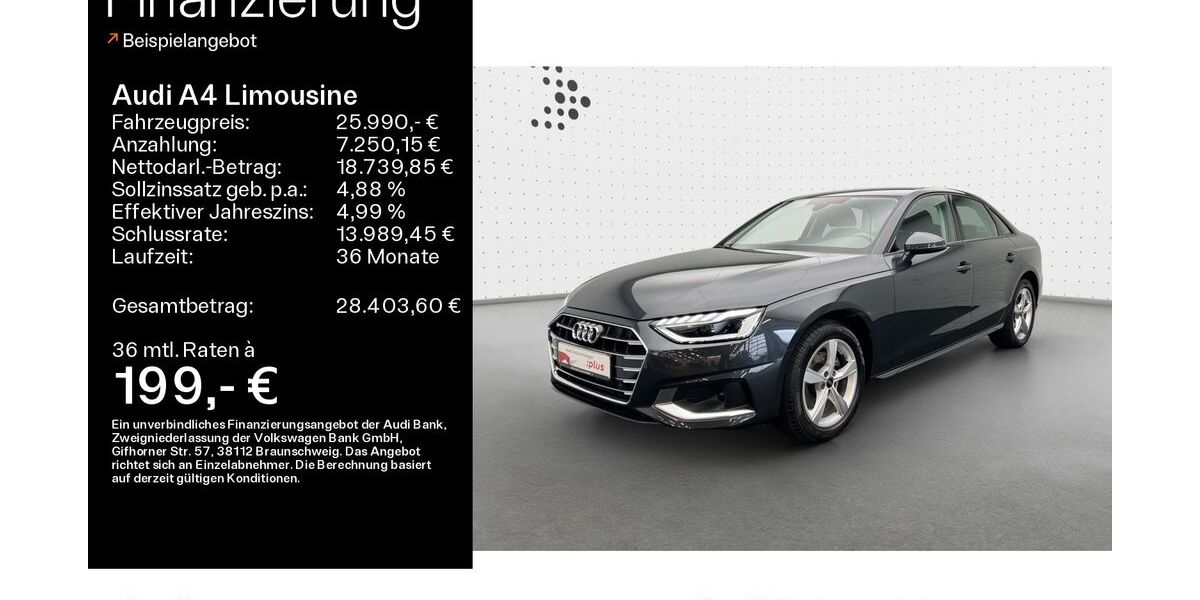 Audi A4 32.108 km 25.990 &euro; Hofheim 65719