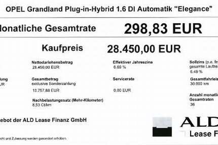 Opel Grandland (X) 29.850 km 28.451 &euro; Groß-Gerau 64521