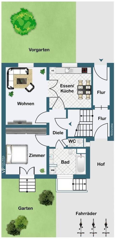 Gepflegtes Erbpacht-Mehrfamilienhaus in gefragter Lage