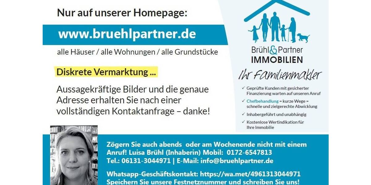 Reihenmittelhaus Kostheim Mainz-Kostheim - 3 Zimmer, 81 m&sup2;, 359.000&euro; | Angebot:25865896