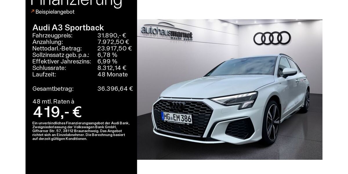 Audi A3 34.034 km 31.890 &euro; Oberursel 61440