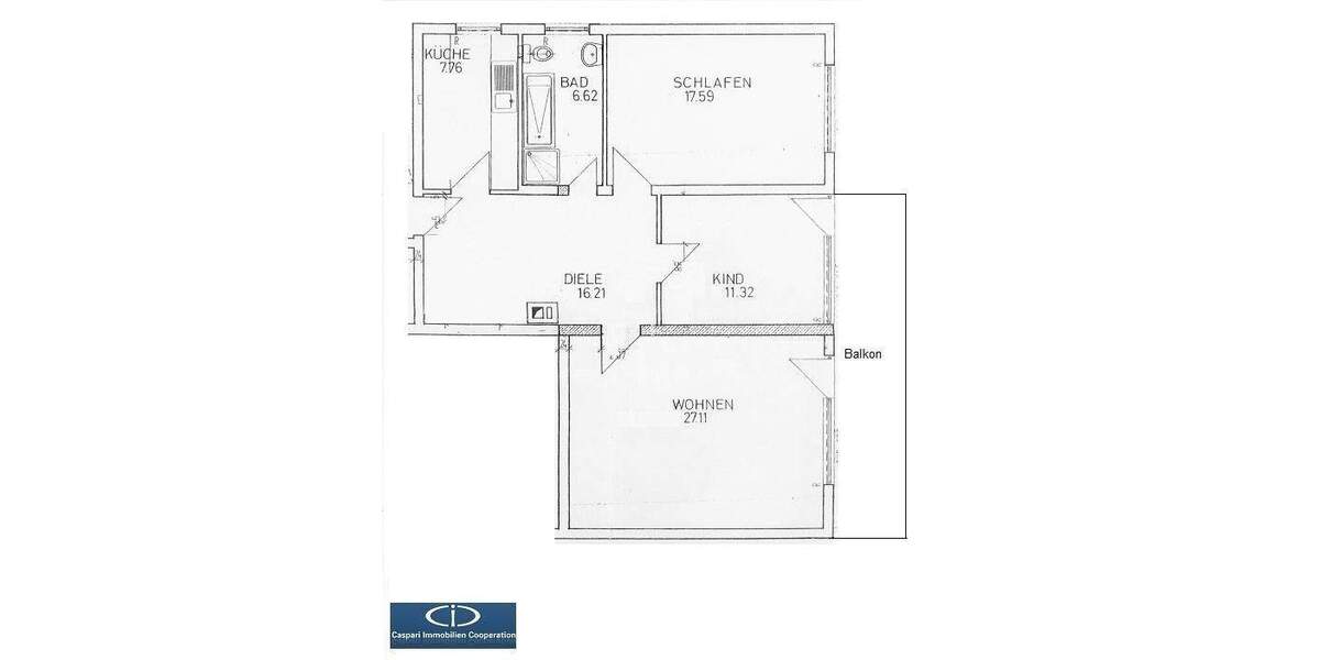 Etagenwohnung Kriftel - 3 Zimmer, 91 m&sup2;, 1.100&euro; | Angebot:24974583