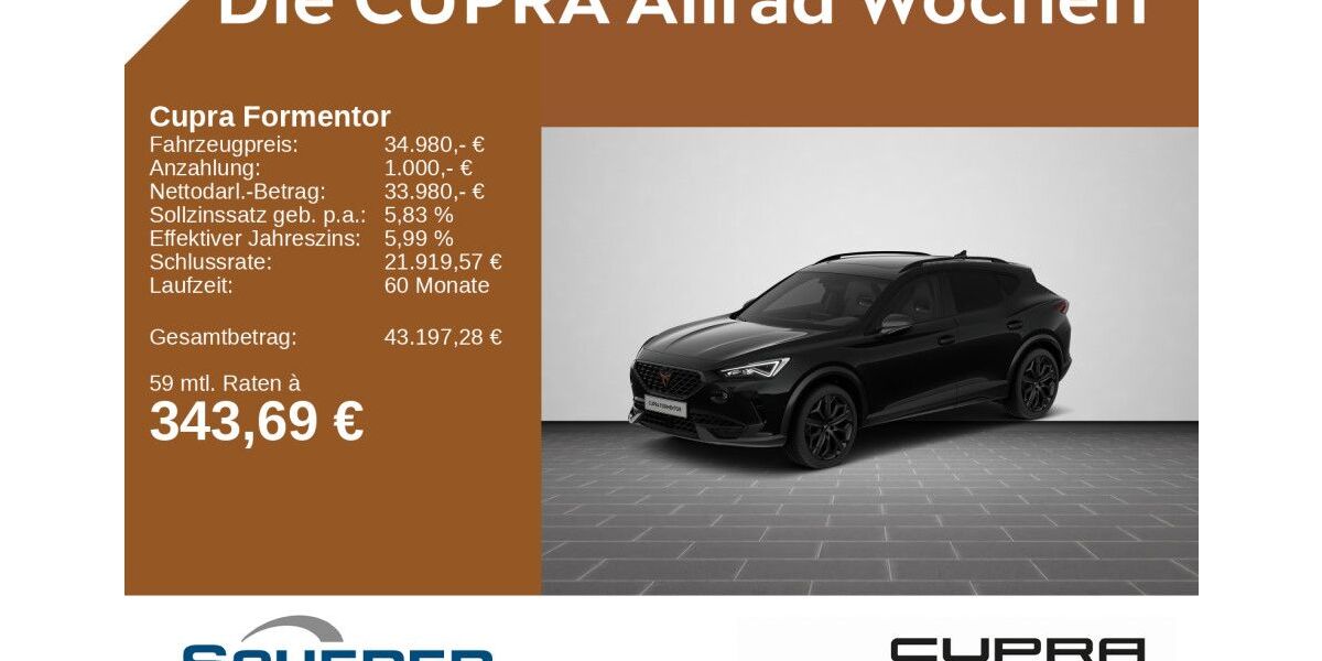 Cupra Formentor 22.567 km 33.480 &euro; Mainz 55129