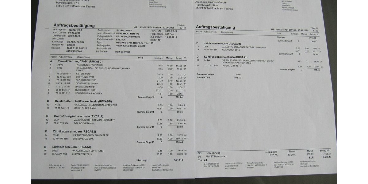 Renault Megane Life Insp. NEU 80.000 km 10.990 &euro; Schwalbach/Taunus 65824