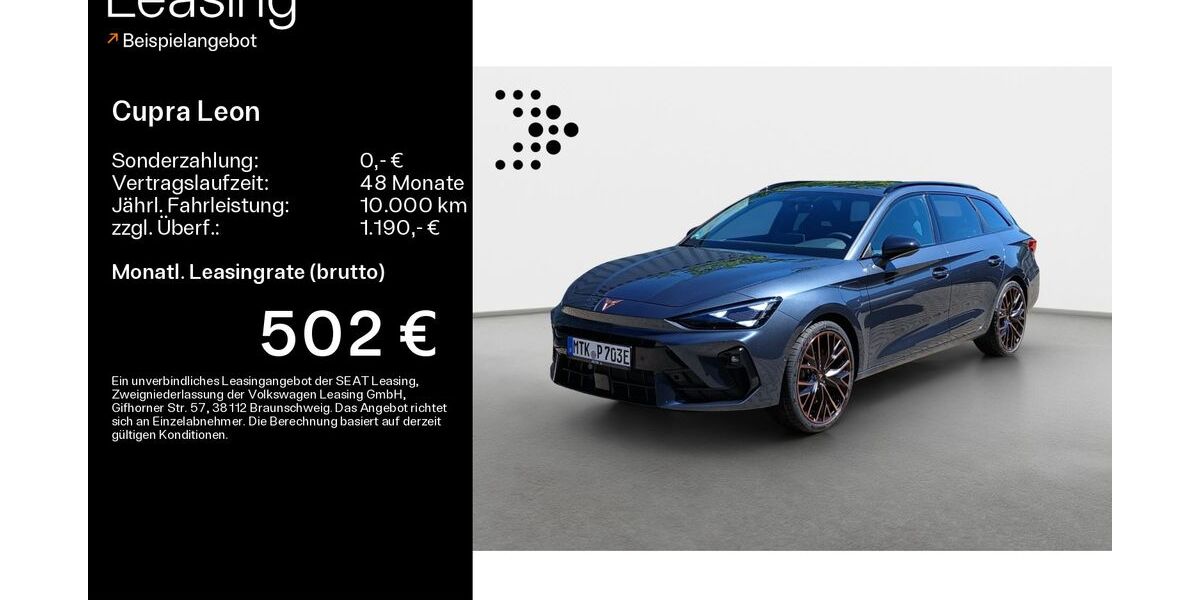 Cupra Leon 3.500 km 45.250 &euro; Hofheim-Diedenbergen 65719