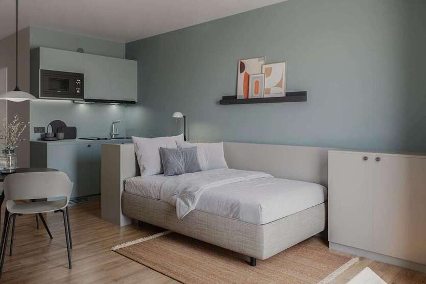 Wohnung zum Mieten in Frankfurt 760 € 21 m²