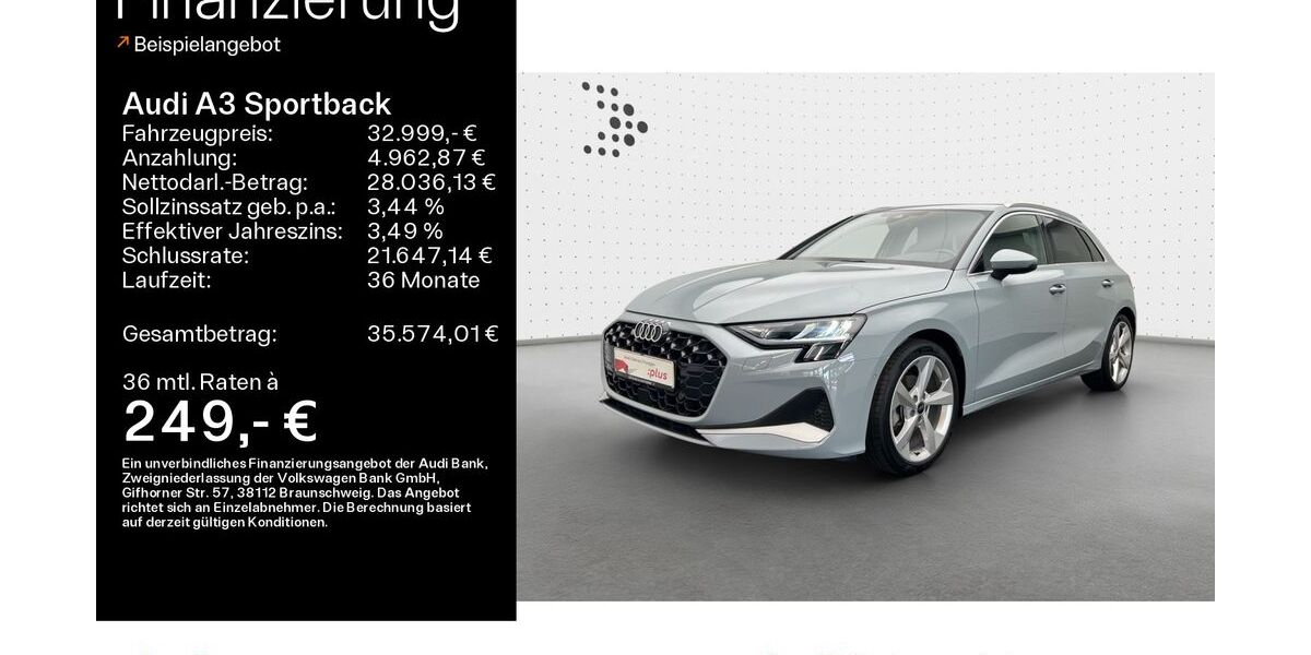 Audi A3 9.423 km 32.999 &euro; Hofheim 65719