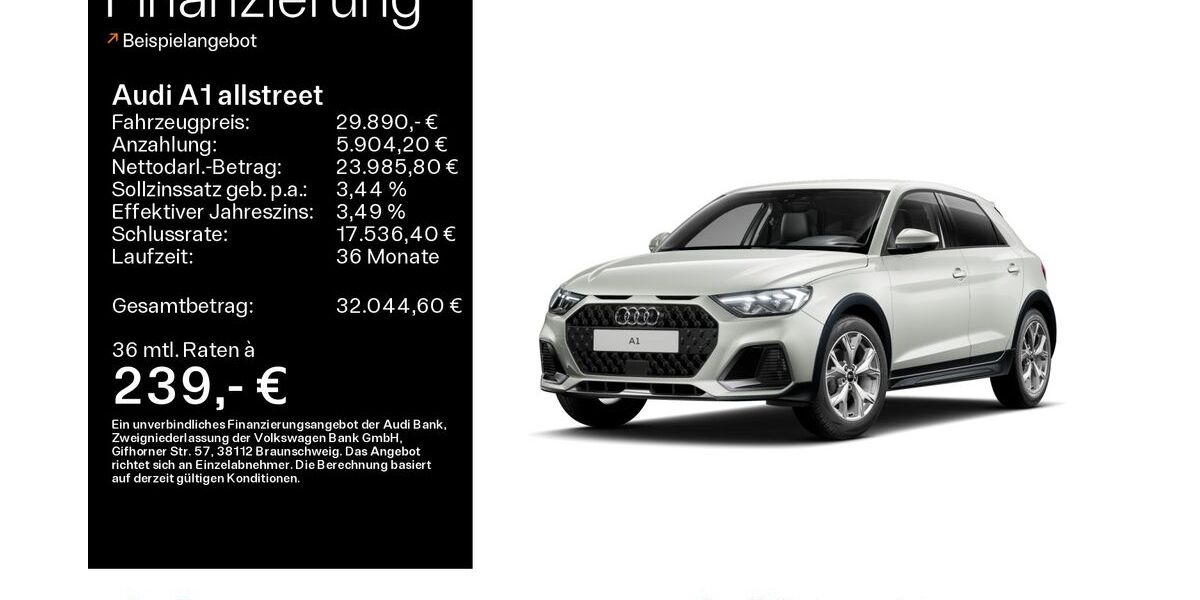 Audi A1 7.169 km 29.480 &euro; Hofheim 65719