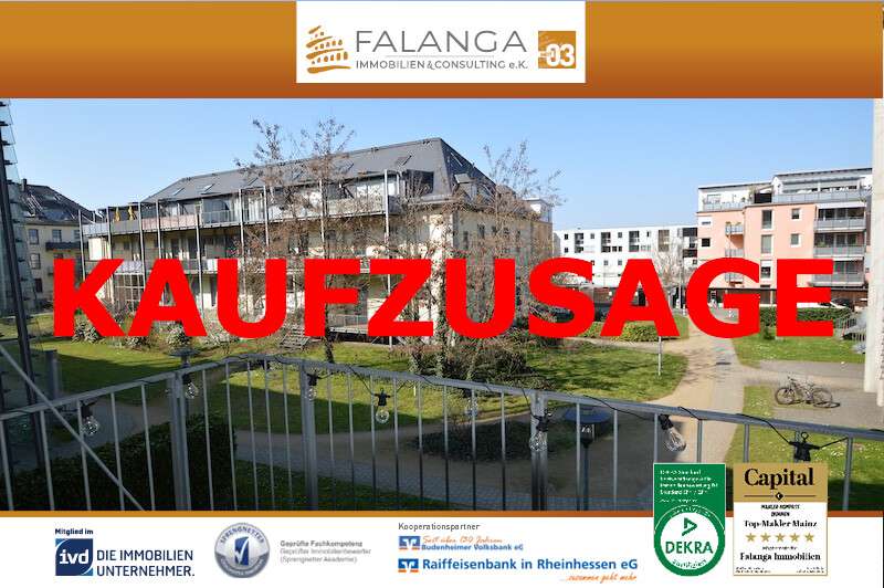 Etagenwohnung Mainz Gonsenheim - 2 Zimmer, 59 m&sup2;, 309.000&euro; | Angebot:25863418