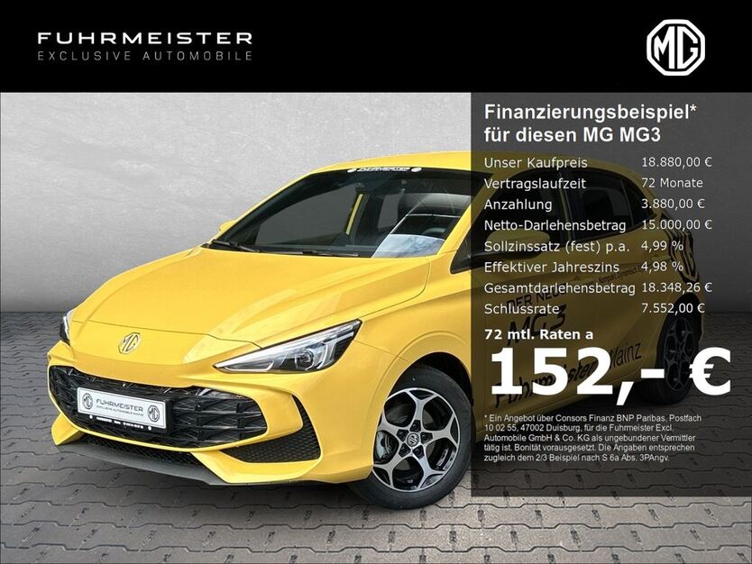 MG 3 3.000 km 18.880 € Mainz-Hechtsheim 55129